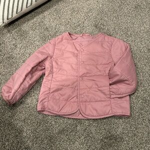 Uniqlo pink jacket, toddler 12-18months
